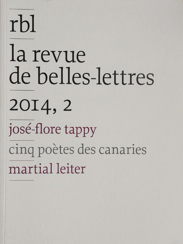 Libro La Revue de Belles Lettres.